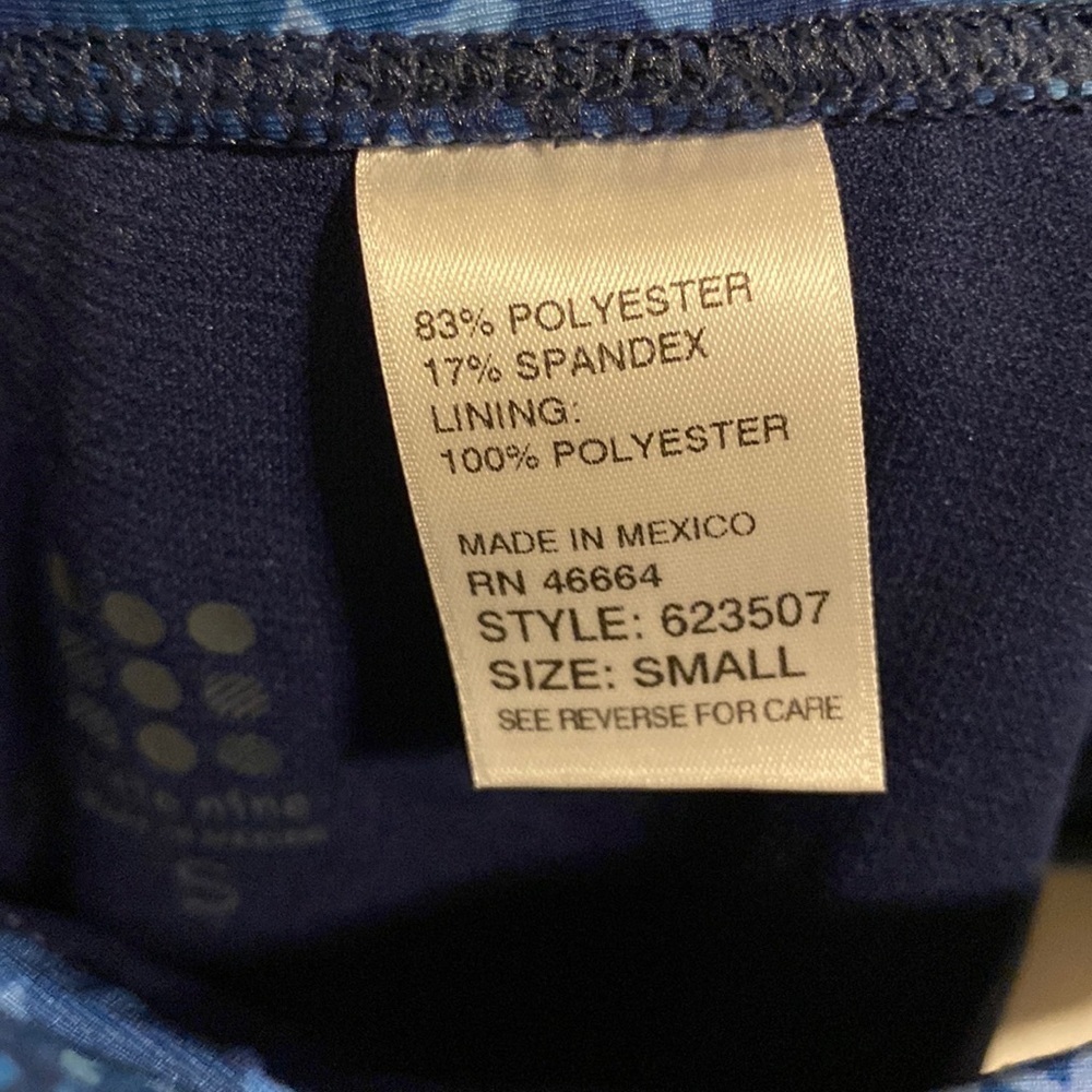 Title Nine NWT high rise bikini small blue bottom swim NEW - Picture 5 of 5